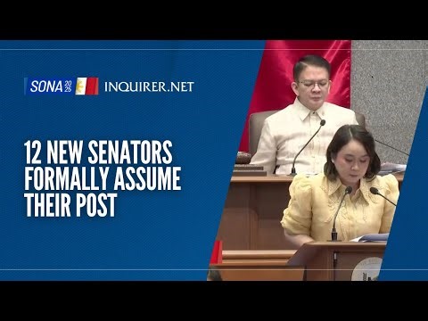 12 new senators formally assume their post