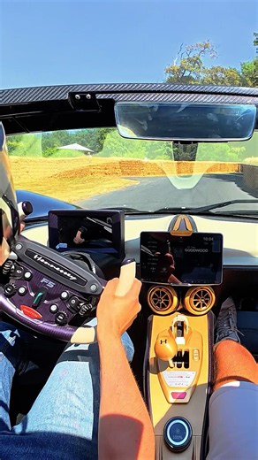 RAW. ANALOG. POWER. On board the Venom F5-M. 2031 hp gated manual #usa #hypercar @G‪@GoodwoodRR‬