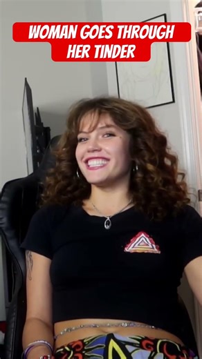 Going through woman’s tinder account #tinder #datingapp