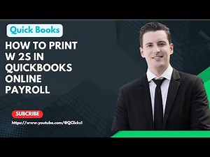 How to Print W 2s in QuickBooks Online Payroll