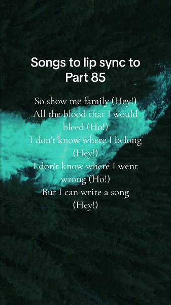 Did you sing?🤔 Ho Hey - The Lumineers | #foryou #music #spotify #lyrics #overlaylyrics #blowthisup