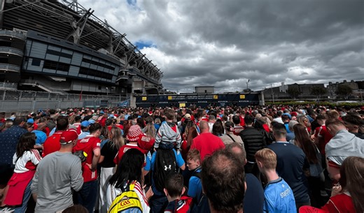 GAA fans split over who's to blame as crowd struggle to get into Croker on time
