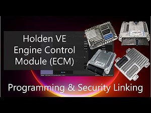 Holden VE Commodore Engine Control Module (ECM) Programming and VIN Security Linking E39 E69 E77 E38