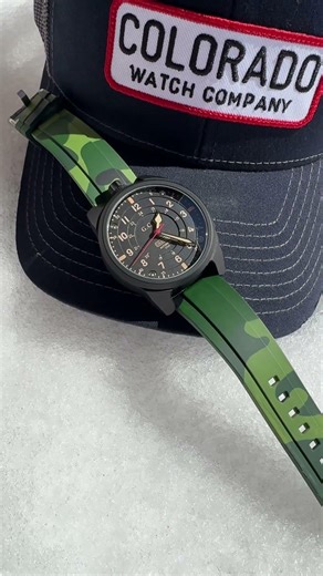 Colorado Watch GCT - On that USA made kick. StrapHabit FKM Strap