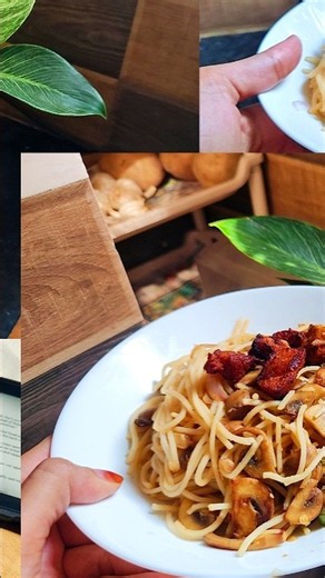 Healthy Mushroom Chicken noodles#noodles #noodlesrecipe #dinner #lunch #recipe #exploremore #healthy