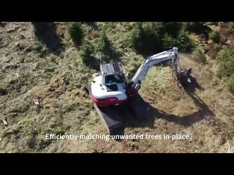 Moorland Mulching: Removing Unwanted Sitka Spruce