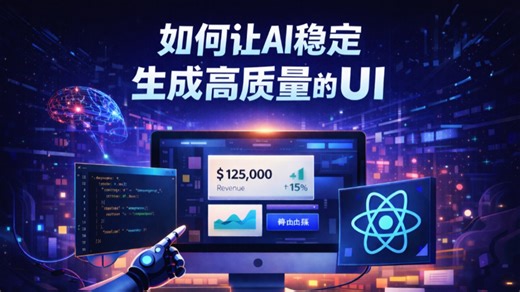 如何让AI稳定生成高质量的UI，今天我就教教你#json-render #nextjs #react #大厂 #科技下一站