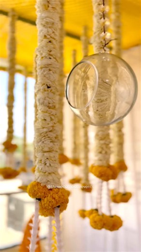 Wedding & Event Planners on Instagram: "Haldi Affair! [haldi, haldi ceremony, haldi decor, haldi reels, haldi BTS, bts, wedding reels, haldi function] #haldiceremony #haldi #haldidecoration #ladkewale #haldiceremony"