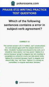 Praxis 5723 Writing Practice Test Questions ✍️ Pass Fast #Praxis5723 #TestPrep #praxistest
