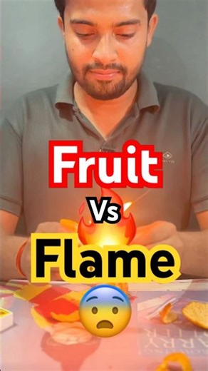 Orange Peel vs Fire 🔥 | This Tiny Spray Made the Flame EXPLODE!