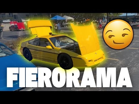 I Found the RAREST Fiero at This Car Show! | 2025 Fierorama