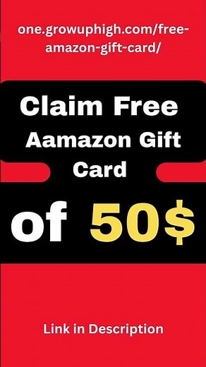 free $50 amazon gift card code 🔥
