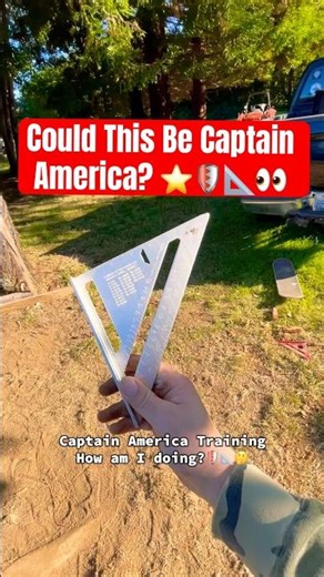 Captain America Training… Watch These Avenger-Level Tool Throws 👀 #captainamerica #stunts #skills