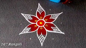 3.1K views | 5x3 Dots Flower Muggulu with Colours  24/7 Rangoli  Simple Rangoli Designs  Diwali 2024 kolam #rangoli #kolam #muggulu #art #artist #artwork #rangolihomes #kolamdesigns #mugguludesigns #rangoli #muggulu #flowerkolam #dailyrangolidesigns #rangolidesigns #kolamdesigns #simplerangoli #easyrangoli #smallrangoli #kolamwithdots #dailyrangolidesigns #padikolam | Rangoli kolam | Facebook