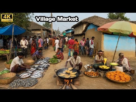 Indian Village Life - Crowded Market | Hard Village Lifestyle