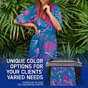 Set the benchmark in textile printing with the Epson SureColor SC-F6430 Dye Sublimation Printer. Apart from fast printing and accurate color reproduction, you can also impress your clients and even expand business opportunities by offering improved color set options such as fluorescent yellow and fluorescent pink, light cyan with light magenta, and orange combined with violet. Learn more here: https://www.epson.com.ph/large-format-printers-product-showcase For immediate sales inquiries, contact 