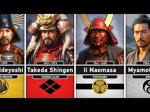 Most Feared Japanese Samurai & Warriors in History! Some of Them You Won't Believe Existed!