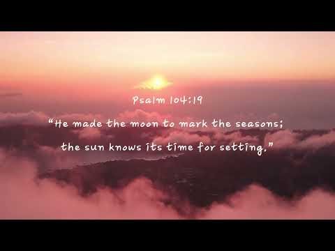 Whispers of the Sunset | Healing Piano Music with 20 Bible Verses for Evening Reflection and Peace