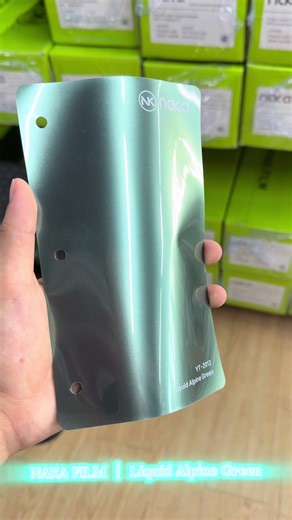 🔥NAKA FILM Malaysia Car Wrapping Campaign🔥 NAKA FILM | PET Liquid Apline Green Let your beloved car break free from the chains of mediocrity and don an exclusive trendy new look 🎨! Car wrapping is never just a simple color change 🤯, but a statement of attitude that welds personality to your vehicle, and even a spiritual carnival every time you unlock a fresh appearance 😎～ Pick a color that steals your heart 💕, let the car's body lines flow with unique charm under light and shadow, and decl