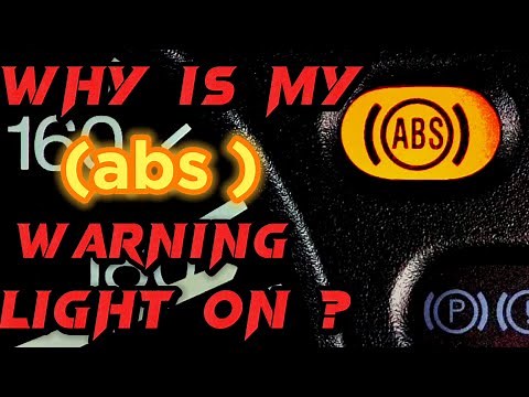 Top 5 Causes of an ABS Light to Come On and how to fix it !!