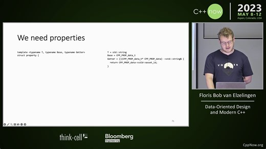 Data-Oriented Design and Modern C   - Floris Bob van Elzelingen - CppNow 2023