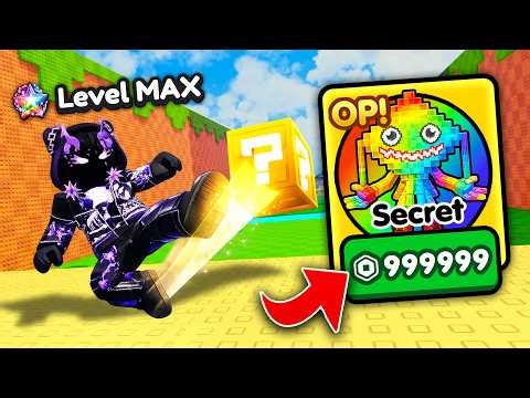 Unlocking MAX LEVEL Rainbow Ketupat in Kick a Lucky Block! (Roblox)