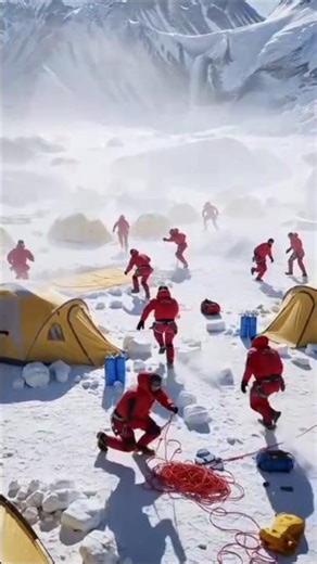 ⚠️ World's Most Dangerous Mountain Climb 😱 | Death-Defying Expedition #shorts​ #mountainclimbing​