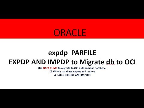 How to Use DATA PUMP to migrate to OCI autonomous database | oracle DBA Tutorial