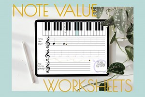 11 Printable Note Value & Rests Music Theory Worksheet Bundle | Includes Treble and Bass Clef | Follow the Bee | PDF - Etsy Canada