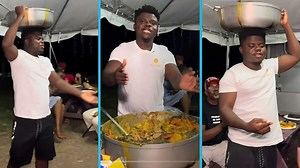 "I need money to return home": Wode Maya begs as he hawks street food in Grenada