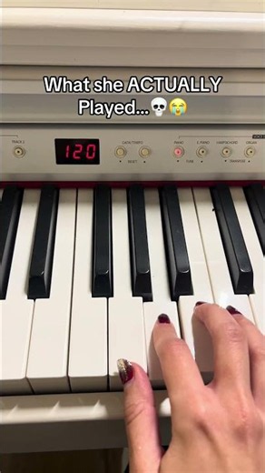 who noticed the piano differences?