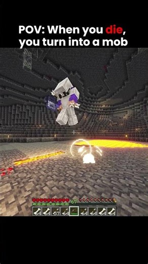 POV When you die, you turn into a mob #minecraft