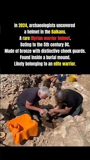 A Warrior’s Helmet Buried for 2,500 Years