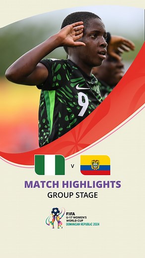 No stopping Nigeria! 🇳🇬😮‍💨 #U17WWC | FIFA Women's World Cup