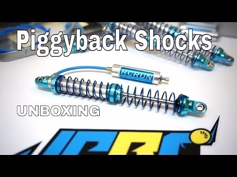 Ultimate RC Crawler Shock? Unboxing RCRUN Piggyback (Remote Reservoir) Shocks