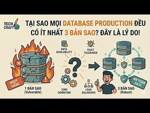 Database P15: Replication: Vì Sao Mọi Database Production Đều Có Ít Nhất 2–3 Replica?