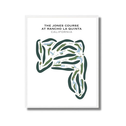The Jones Course at Rancho La Quinta, CA | Golf Course Map, Golf Map, Golfer Gift for Him, Scorecard Layout, Golfer BF Gift, Art Print Decor - Etsy Canada