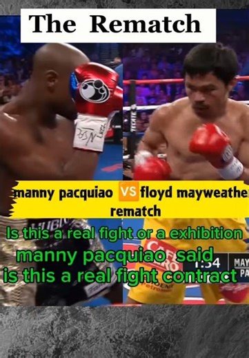 floyd mayweather vs manny pacquiao rematch #boxing #boxrec