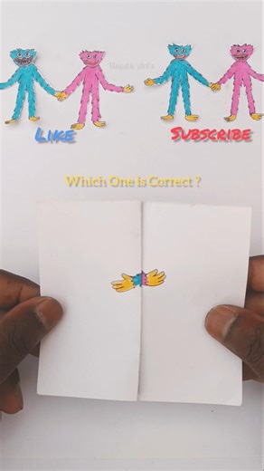 Which One is Correct ? Poppy Playtime Huggy Wuggy and Kissy Missy ✅ #shorts #trend #poppyplaytime