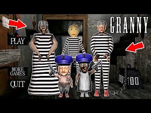 Playing Granny-Prisoner, Baldi-Prisoner vs Bad Little Granny-Cop - Gameplay Animation (p.17)