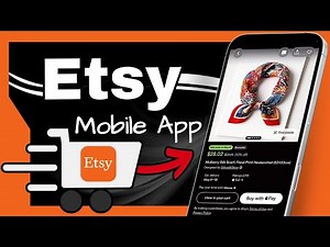 Etsy App Tutorial • How To Use Etsy Mobile App for Online Shopping 📲