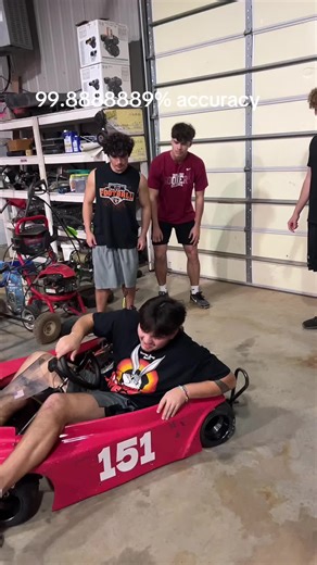 You recording me? 99% accuracy #fyp #viral #fypシ #trending #99 | you recording me go kart