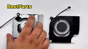 BestParts New CPU+GPU Cooling Fan Replacement for Acer Predator Triton 300 (PT315-52),P/N: 23.Q7CN2.001, 23.Q8FN2.001 (GPU Fan-5th Gen All-Metal AeroBlade 3D Fan, CPU Fan-ABS Fan)