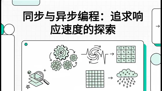 同步与异步编程：追求响应速度的探索