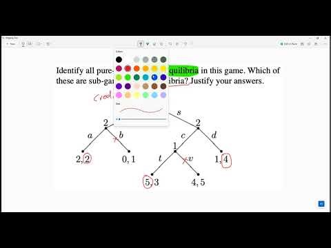Solving a sequential game with Nash equilibrium