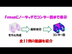 Femapを使用した自動解析システムモデル作成例