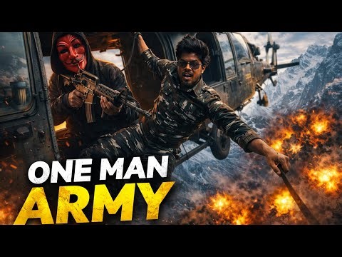 ONE MAN ARMY 🔥 | Helicopter Battle Scene #youtube #video #army