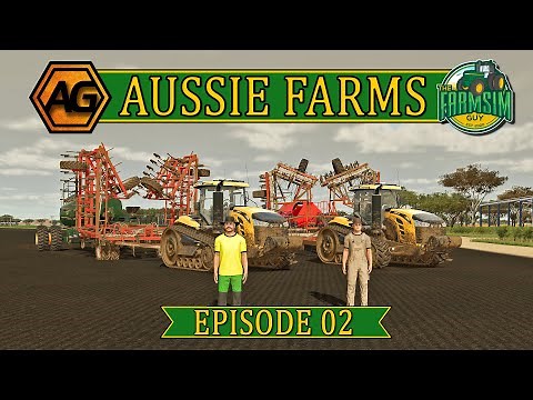 Seeding, Aussie Style with ‪@TheFarmSimGuy‬ Aussie Farms Episode 2 - Farming Simulator 22