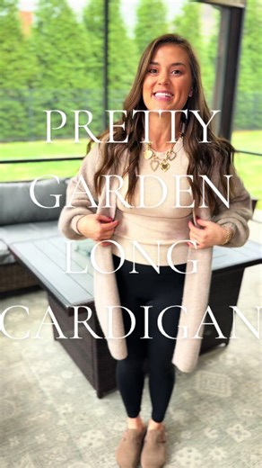Cozy Long Cardigan for the Perfect Leggings Outfit