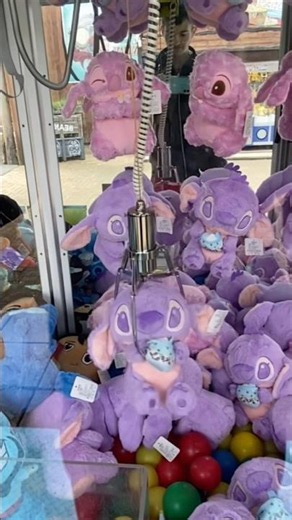 Stitch claw machine WIN!! #clawmachine #arcade #arcades #clawmachines #stitch